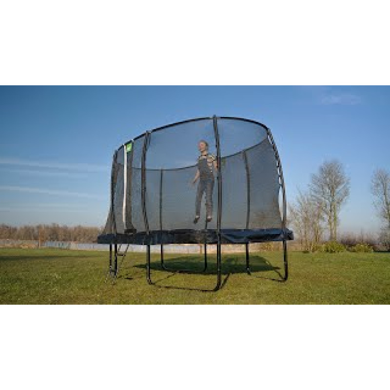 Батут Exit Allure Premium 214x366 см Green с сеткой
