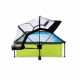 Бассейн Exit Lime 300x200х65 см с фильтром-насосом и куполом