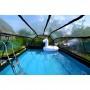 Каркасний басейн Exit Stone 540x250х100 см з картріджним фільтром-насосом, куполом і драбинкою