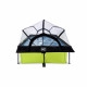 Бассейн Exit Lime 220x150х65 см с фильтром-насосом и куполом