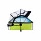 Бассейн Exit Lime 220x150х65 см с фильтром-насосом и куполом