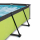 Бассейн Exit Lime 220x150х65 см с фильтром-насосом и куполом