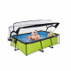 Бассейн Exit Lime 220x150х65 см с фильтром-насосом и куполом