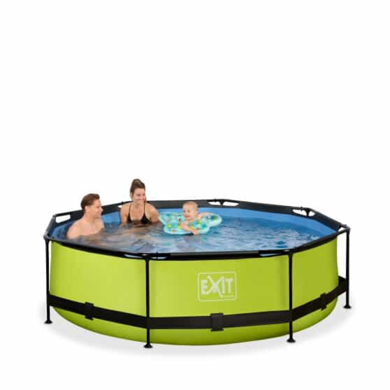 Бассейн Exit Lime 300x76 см с фильтром-насосом