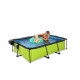 Бассейн Exit Lime 220x150х65 см с фильтром-насосом и куполом