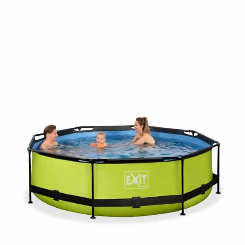 Бассейн Exit Lime 300x76 см с фильтром-насосом