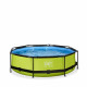 Бассейн Exit Lime 300x76 см с фильтром-насосом