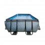 Каркасний басейн Exit Stone 400x200х100 см з пісочним фільтром-насосом, куполом і драбинкою