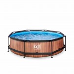 Басейн Exit Wood 300x76 см з фільтром-насосом