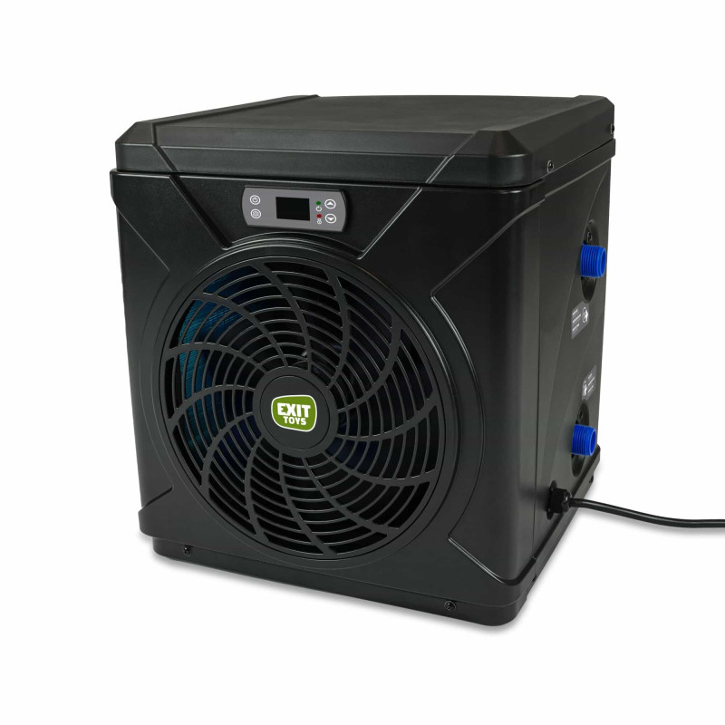 Басейн Exit Black 400x200х122 см з пісочним фільтром-насосом, куполом, драбинкою і тепловим насосом
