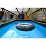 Каркасний басейн Exit Stone 400x200х100 см з пісочним фільтром-насосом, куполом, драбинкою і тепловим насосом