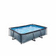 Басейн Exit Stone 220x150х65 см з фільтром-насосом