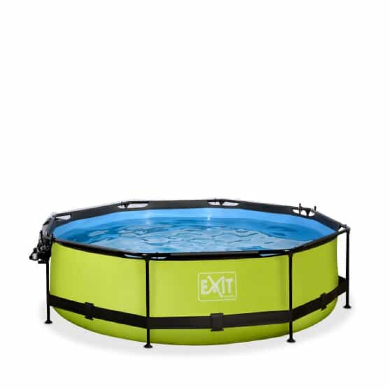 Бассейн Exit Lime 300x76 см с фильтром-насосом и куполом