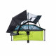 Басейн Exit Lime 220x150х65 см з фільтром-насосом, куполом і тентом