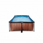 Басейн Exit Wood 220x150х65 см з фільтром-насосом