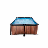 Басейн Exit Wood 220x150х65 см з фільтром-насосом