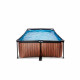 Басейн Exit Wood 220x150х65 см з фільтром-насосом