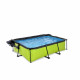 Басейн Exit Lime 220x150х65 см з фільтром-насосом, куполом і тентом