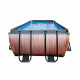 Каркасный бассейн Exit Wood 540x250х122 см с песочным фильтром-насосом, куполом и лестницей