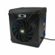 Бассейн Exit Black 450x122 см с песочным фильтром-насосом, куполом, лестницей и тепловым насосом