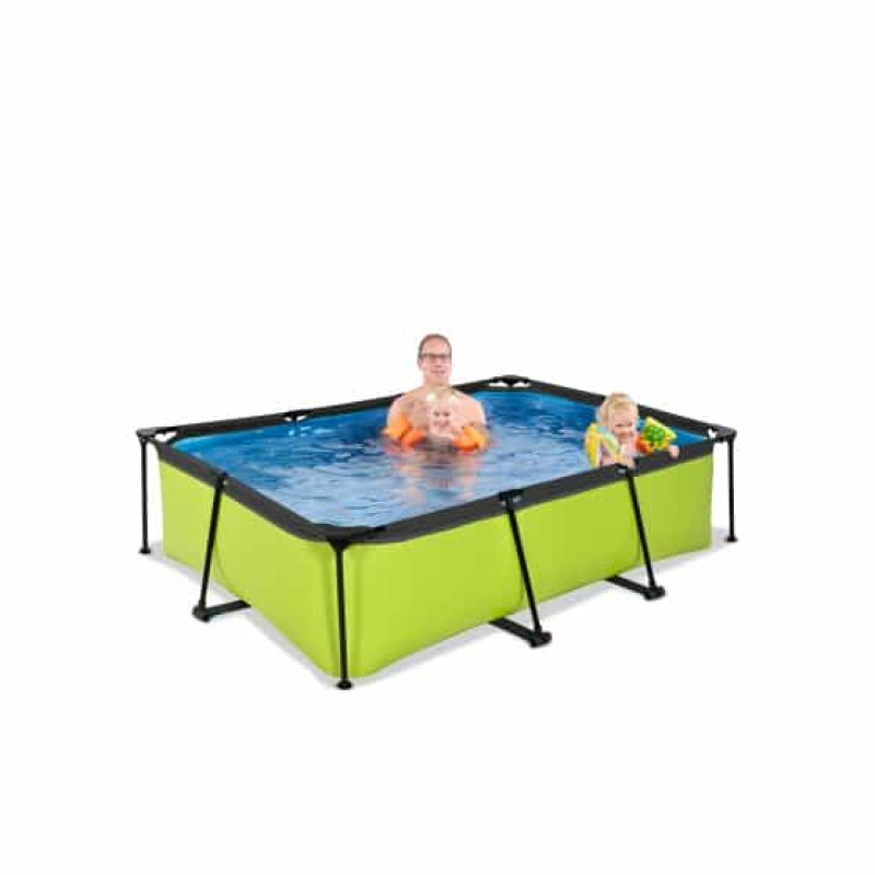 Бассейн Exit Lime 220x150х65 см с фильтром-насосом