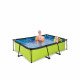 Бассейн Exit Lime 220x150х65 см с фильтром-насосом