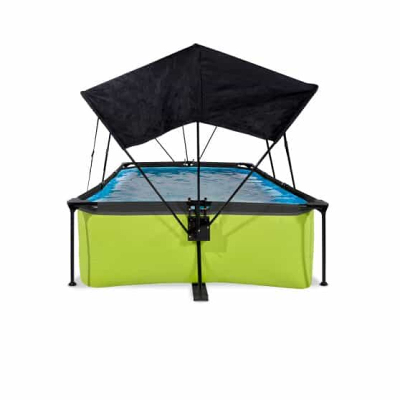 Басейн Exit Lime 300x200х65 см з фільтром-насосом і тентом