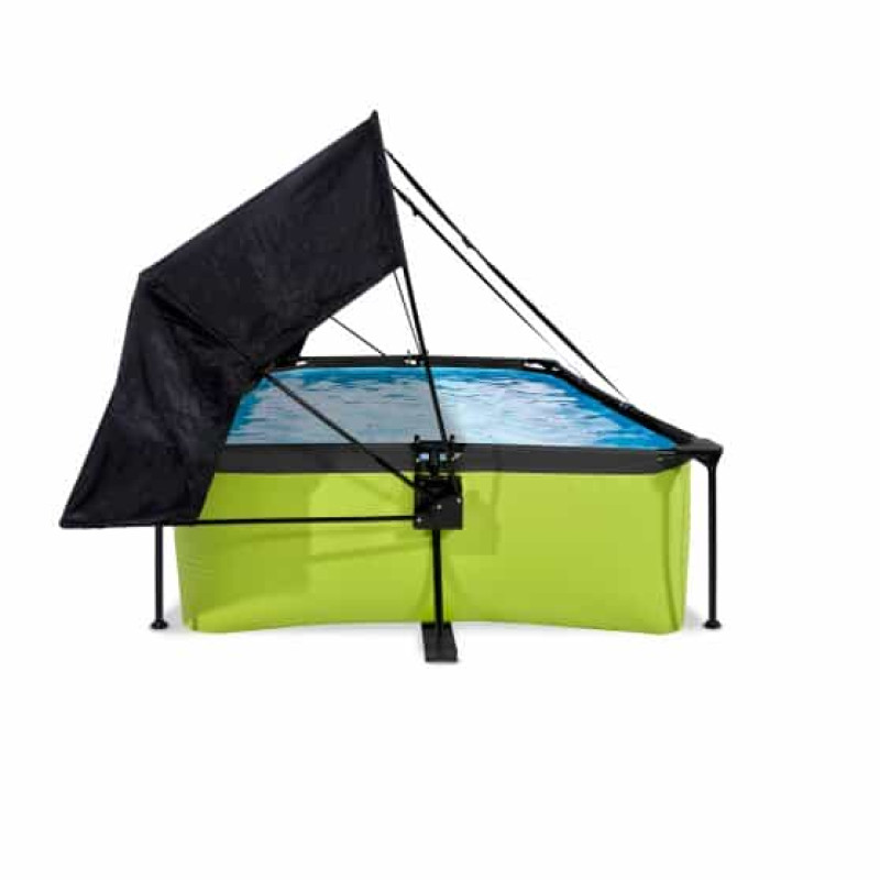 Басейн Exit Lime 300x200х65 см з фільтром-насосом і тентом