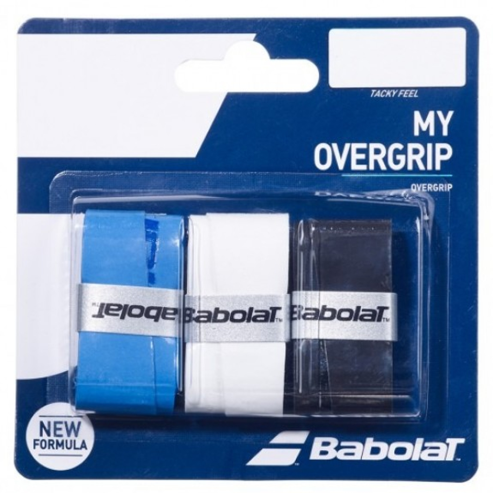 Обмотка Babolat My overgrip X 3 black/blue/white, 653052-164