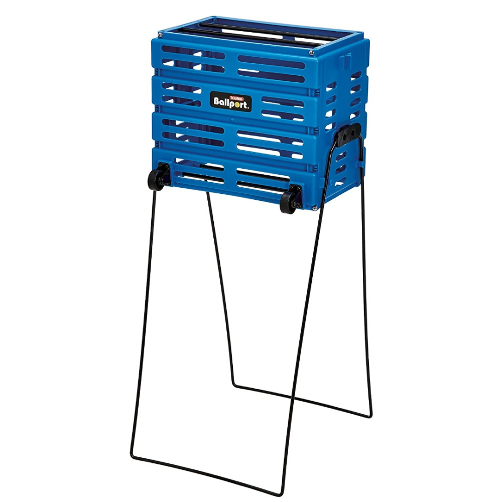 Кошик для тенісних м'ячів Unique BALLPORT Deluxe-long handles на 80 м'ячів blue, BPD-80W-blue