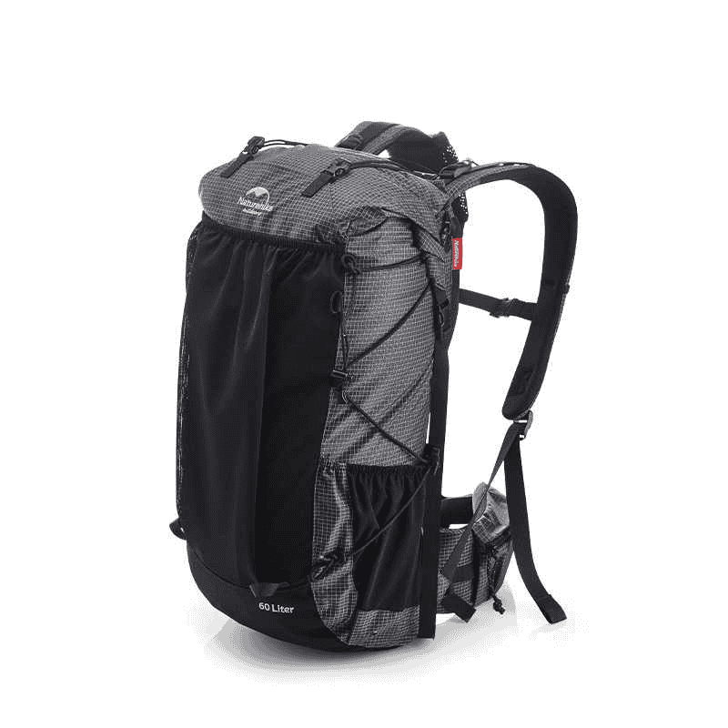 Рюкзак туристичний Naturehike Rock NH19BP095, 60+5 л, чорний, 6927595746370