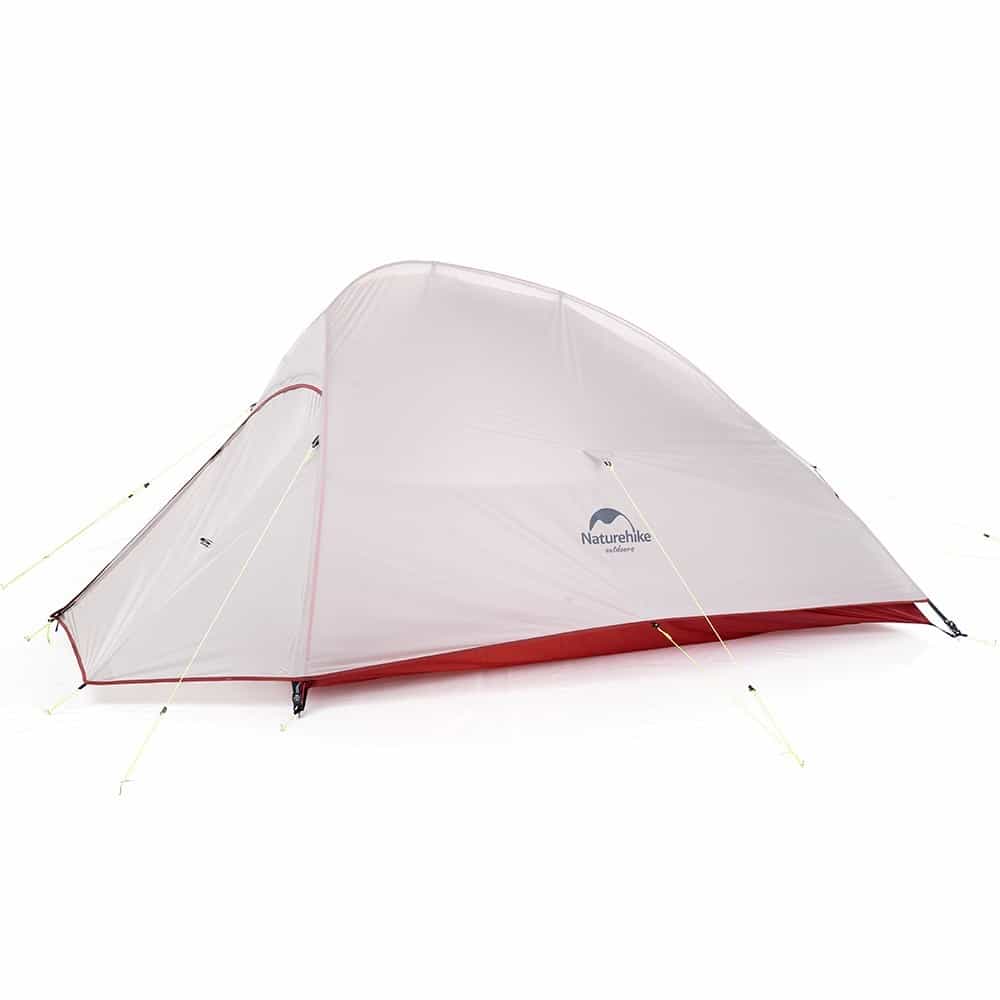 Намет надлегкий двомісний  з футпринтом Naturehike Cloud Up 2 Updated NH17T001-T,  20D, сірий, 6927595724668