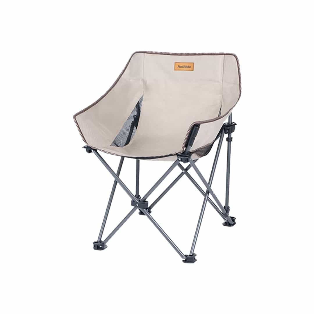 Крісло складане Naturehike NH20JJ022 600D Oxford Cotton / сталь, бежеве, 6927595766385