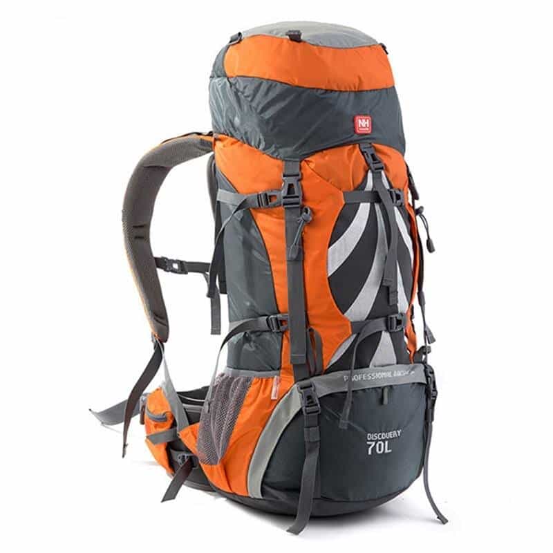 Рюкзак туристичний Naturehike NH70B070-B, 70 л + 5 л, помаранчевий, 6927595709016