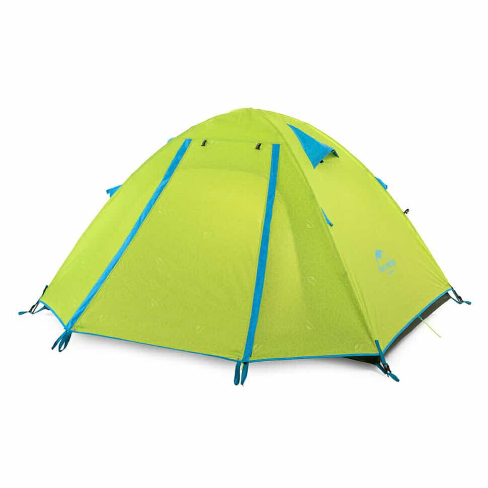Намет чотиримісний Naturehike P-Series NH18Z044-P, 210T/65D, зелений, 6975641887959