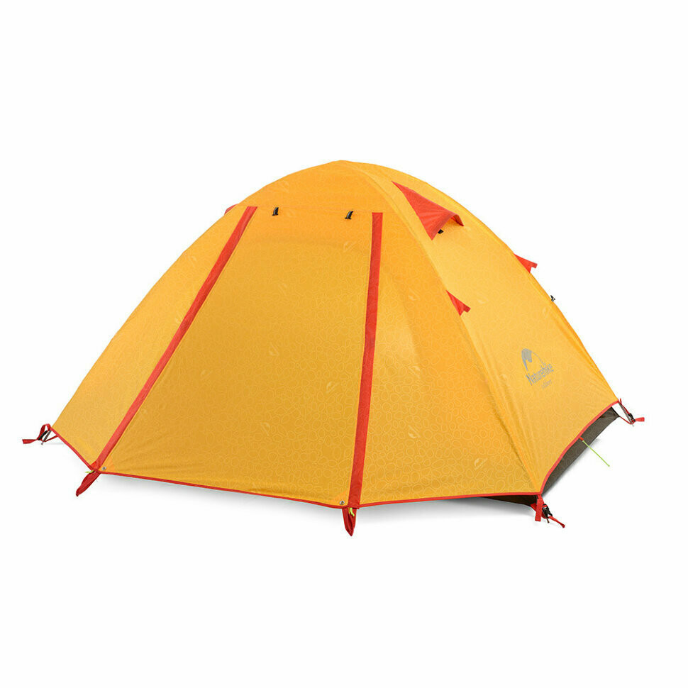 Намет двомісний Naturehike P-Series NH18Z022-P, 210T/65D, помаранчевий, 6975641887843