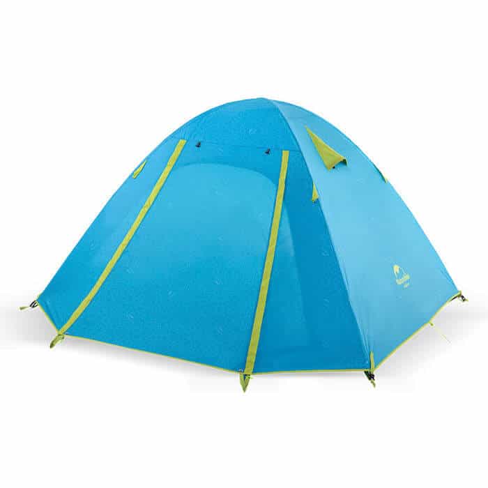 Намет двомісний Naturehike P-Series NH18Z022-P, 210T/65D, блакитний, 6975641887911