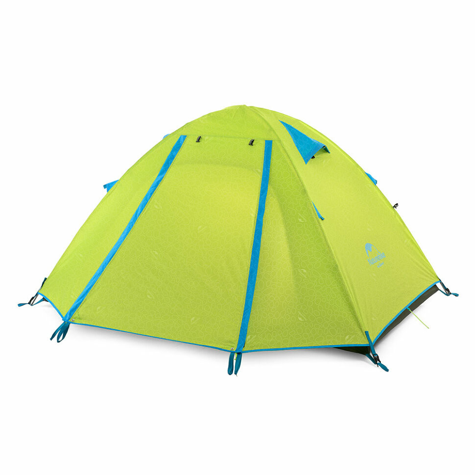 Намет двомісний Naturehike P-Series NH18Z022-P, 210T/65D, світлий салатний, 6975641887782