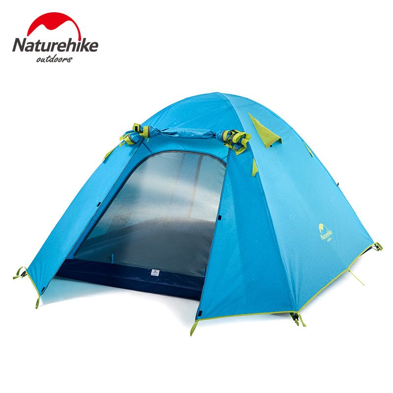 Намет чотиримісний Naturehike P-Series NH18Z044-P 210T/65D, блакитний, 6975641888055