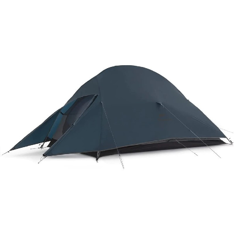 Намет надлегкий двомісний з футпринтом Naturehike Cloud Up 2 Updated NH17T001-T, 20D, темно-синій, 6927595783283