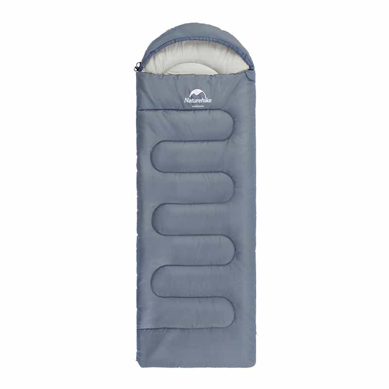 Спальний мішок Naturehike Y150L NH21MSD08, правий, сіро-блакитний, 6975641888741
