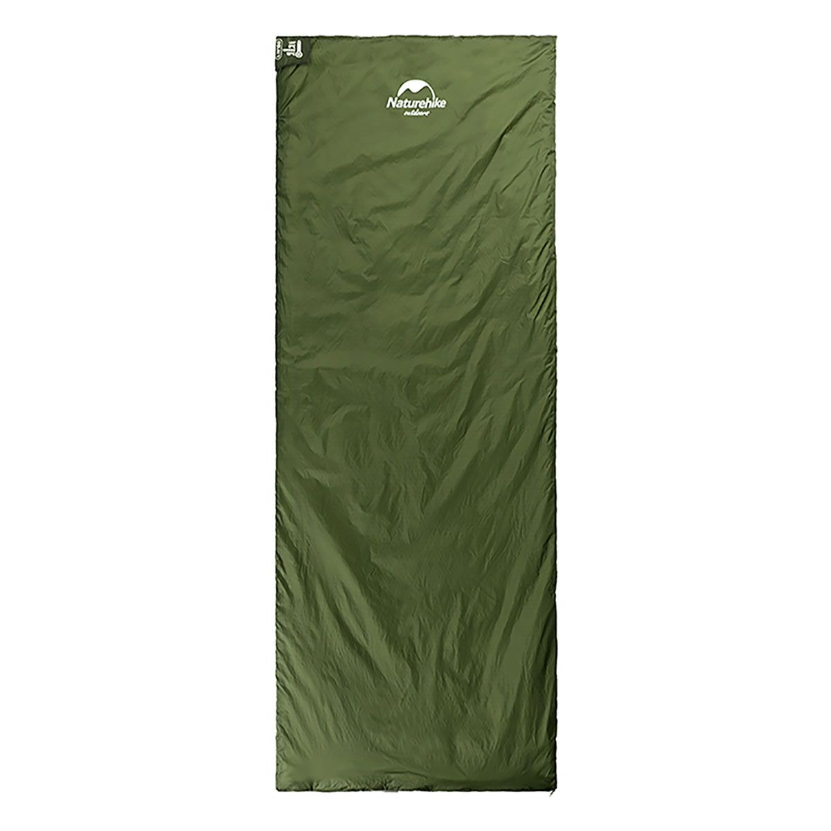 Спальник надлегкий Naturehike LW180 NH21MSD04 правий (15°C), p-p XL, темно-зелений, 6927595786956-R