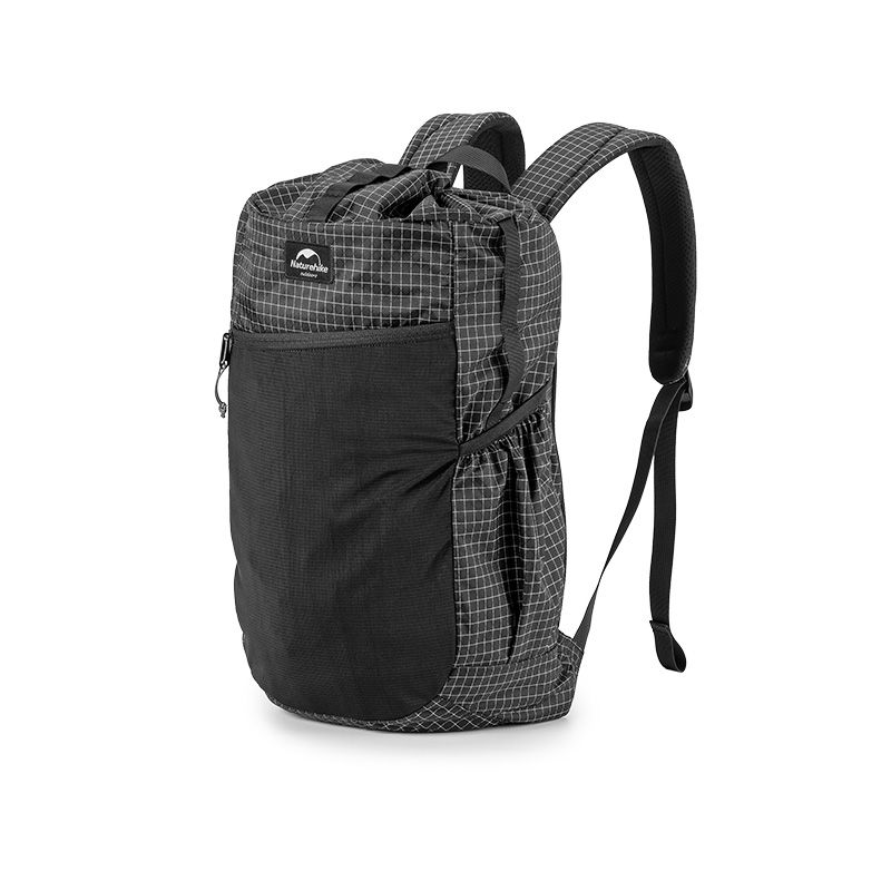 Рюкзак туристичний Naturehike NH20BB206, 20 л, графіт в клітинку, 6927595772751