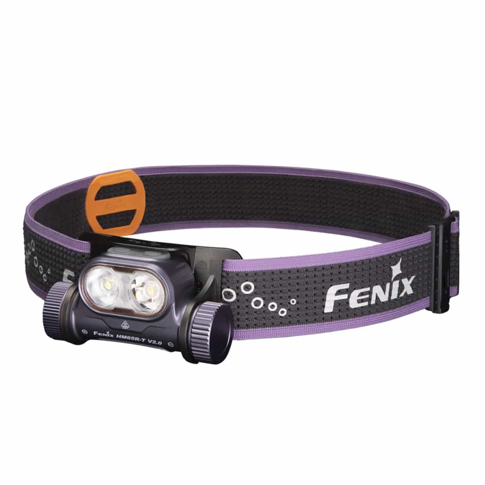 Ліхтар налобний Fenix HM65R-T V2.0 темно-фіолетовий, HM65RTV20DP