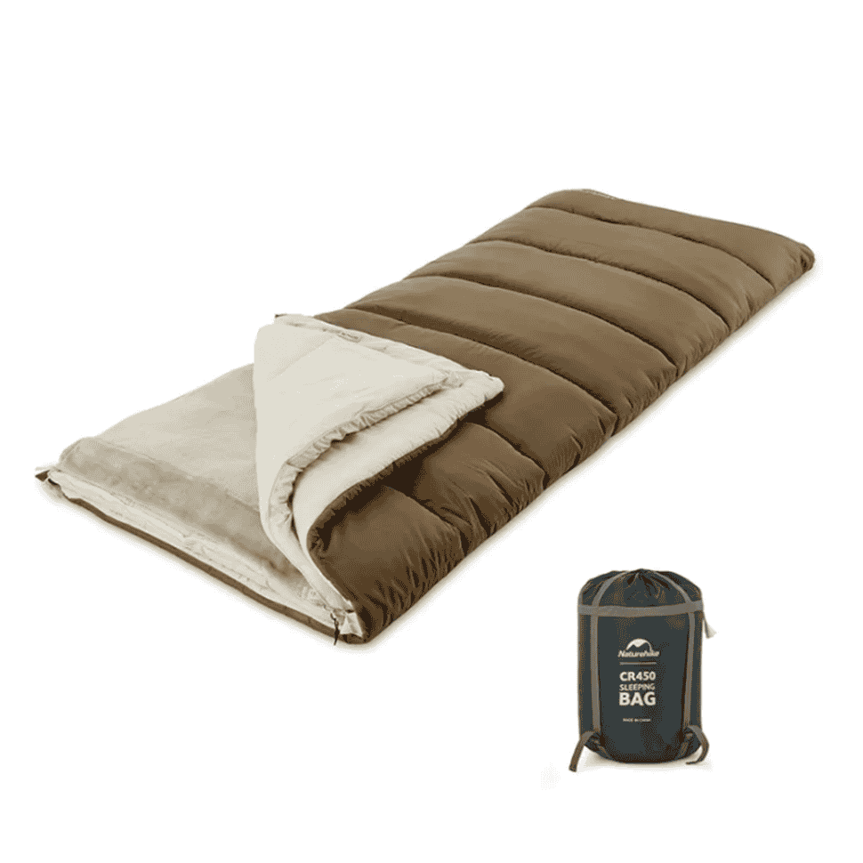 Спальний мішок 3 в 1 Naturehike CR450 CNH22SD011, коричневий, 6927595712078
