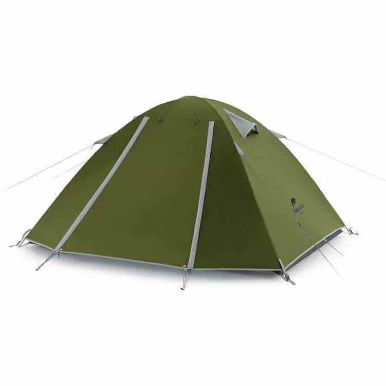 Намет чотиримісний Naturehike P-Series NH18Z044-P, 210T65D, хакі, 6927595783702