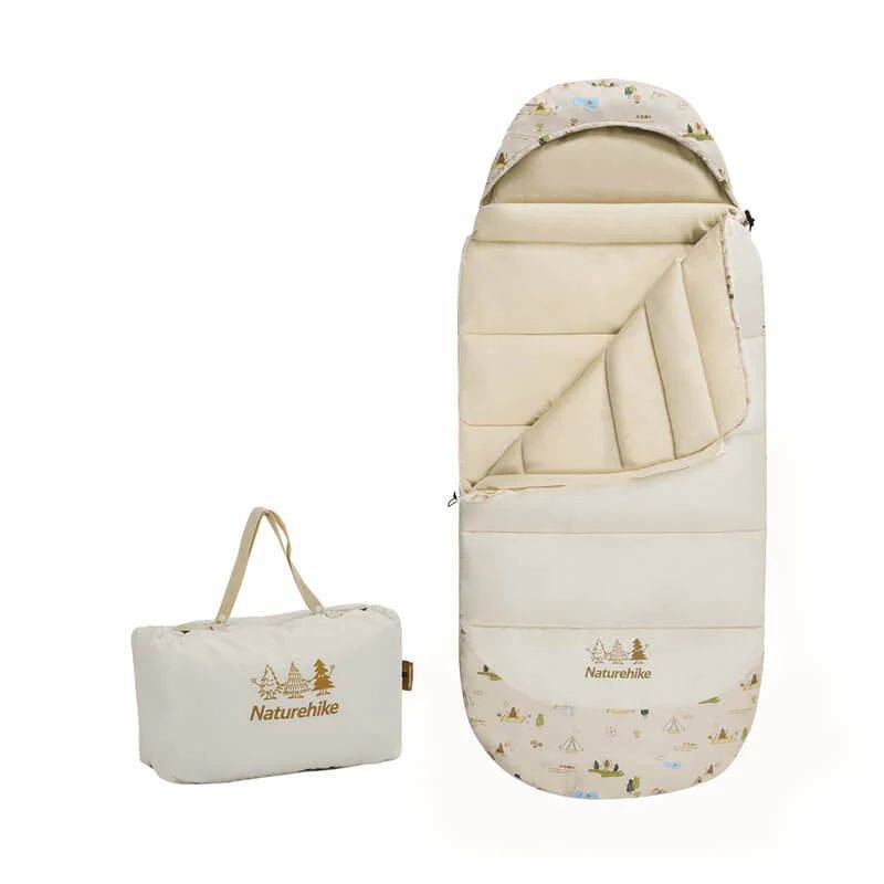 Спальник дитячий з капюшоном Naturehike B300 CNH22SD001, бежевий, 6927595799567