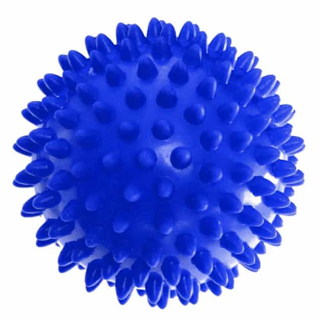Масажний м'ячик EasyFit PVC 7.5 см жорсткий синій, EF-1063-Bl