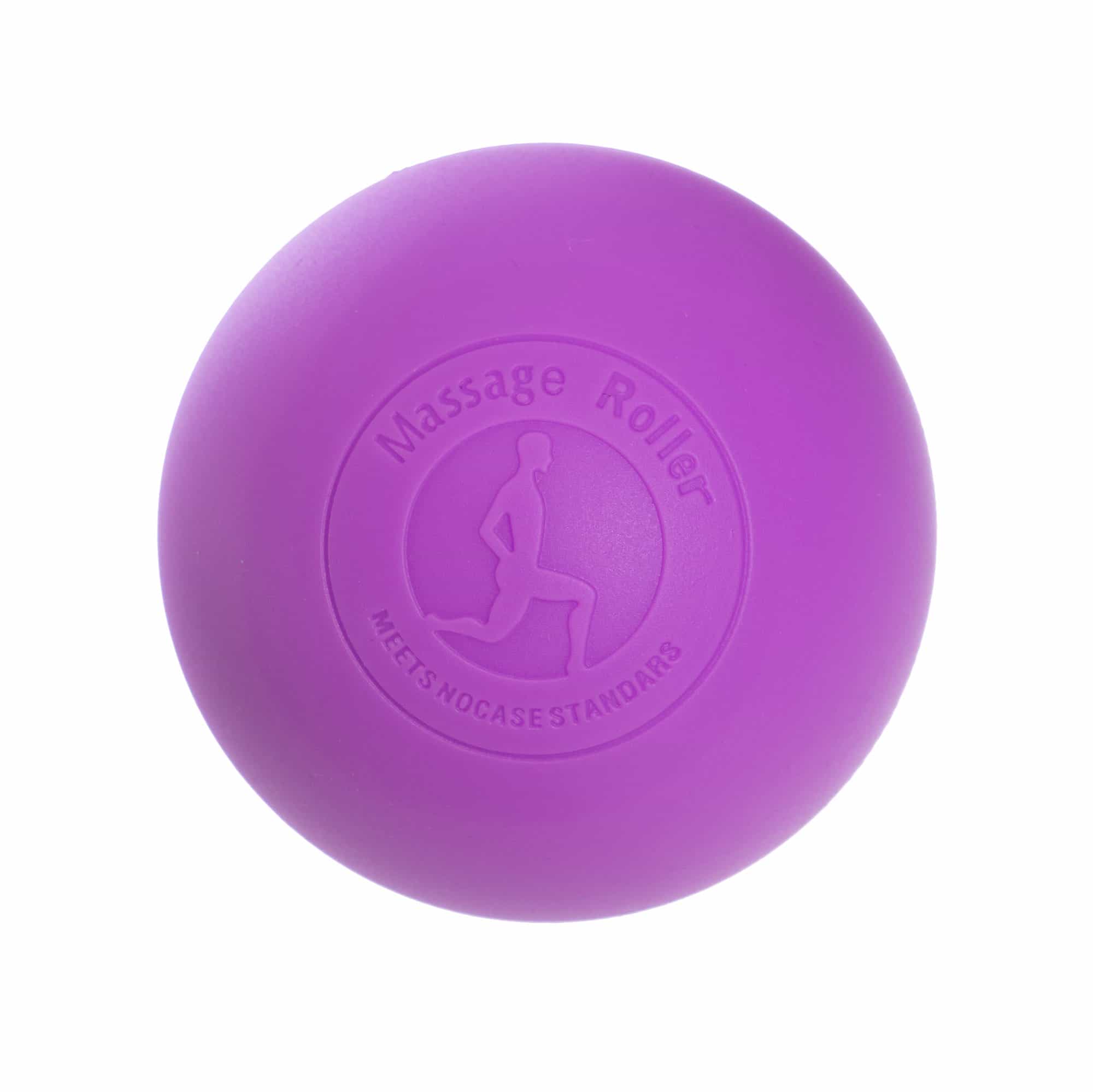 Масажний м'ячик EasyFit каучук 6.5 см фіолетовий, EF-2076-V