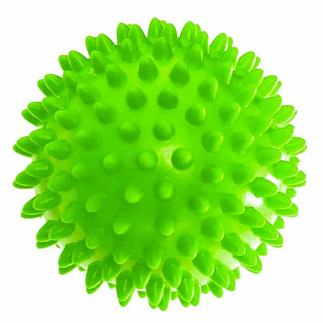 Масажний м'ячик EasyFit PVC 7.5 см м'який (надувний) зелений, EF-1058-GN